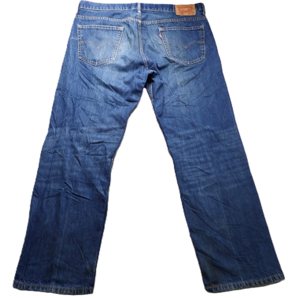Levis 569 Loose Straight Jeans Men W36 L32 Blue Denim Medium Wash Relaxed Baggy